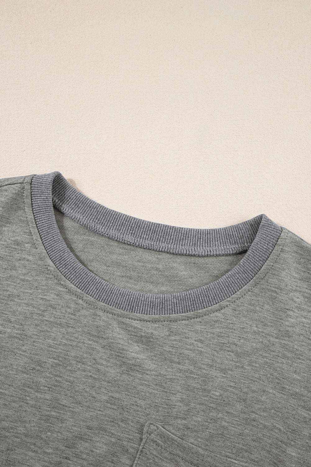 Exposed Seam Loose T Shirt