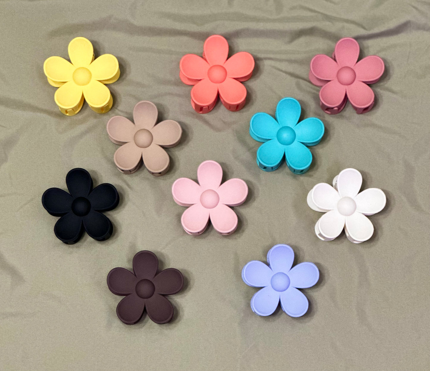 Flower Hair Clips